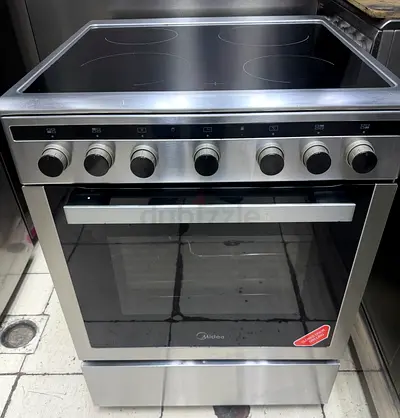 Midea 4 Cooking Zone Ceramic Cooker Stove  60 X 60 Cm Full Safety