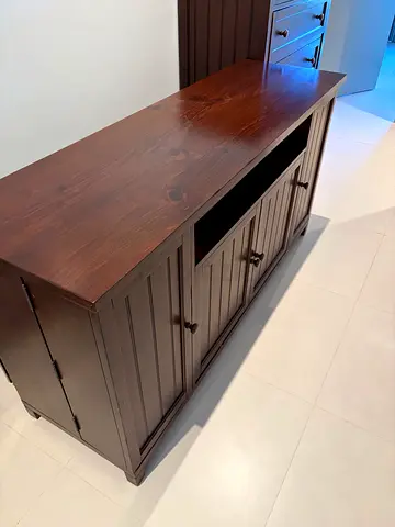 Pottery barn tv cabinet and chest of drawers