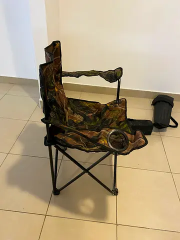 Two Foldable Camping Chairs with Carry Bags - Brand New