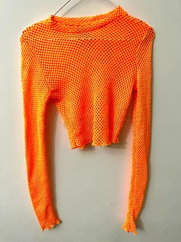 BERSHKA ORANGE TOP BRAND NEW