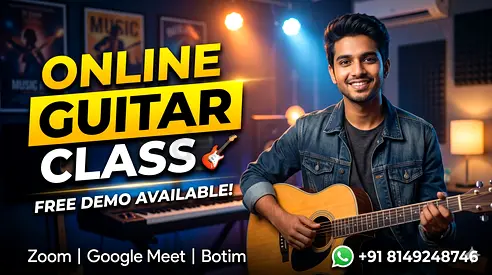 Guitar 🎸 | Live Online Classes | Free Demo Available