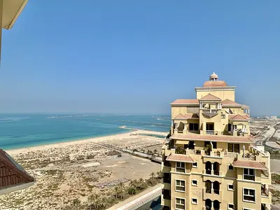 Panoramic sea and Golf View | Large balcony high