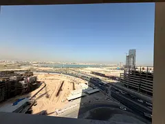 2 master rooms + gym &amp; pool + private parking, apartment for sale with direct Al Mamzar lake vie