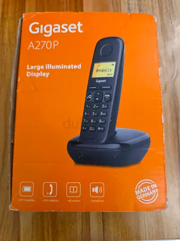 Gigaset A270P Cordless Landline Phone - Good Condition, Box Included