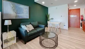 High Rental Demand| Fully Furnished &amp; Upgraded Studio with Balcony | Partial Lake View