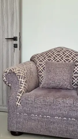 Single Grey Upholstered Accent Armchair in Good Condition