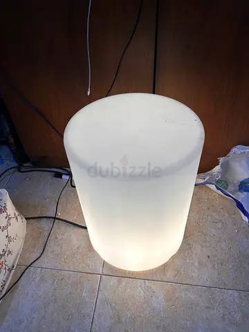 Simple White LED Side Table / Accent Light