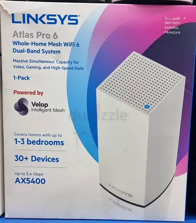 Linksys Atlas Pro 6 AX5400 Wifi 6 Velop Whole Home Mesh Wireless Router