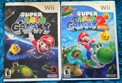 Super Mario Galaxy + Super Mario Galaxy 2 (Nintendo Wii)