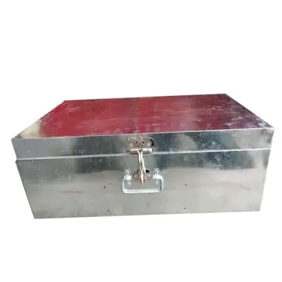 Aluminum Metal Storage Box / Tool Chest - Medium Size
