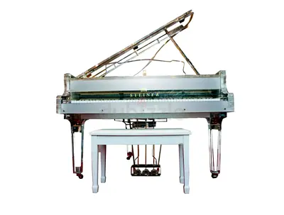Steiner HG-168A Acrylic Grand Piano - Silver