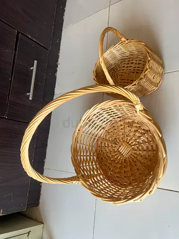 Handmade Wicker Baskets - Set of 2