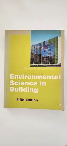 Environmental Science in Building (Fifth Edition) - Used Textbook