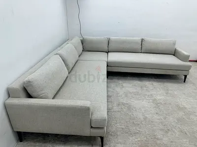 Same like new condition west elm corner sofa