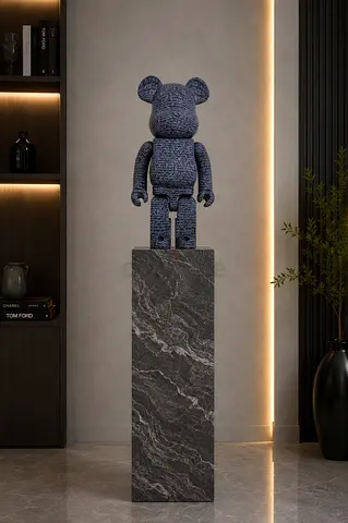 Original BEARBRICK 1000% Sculpture British Museum Contemporary Collectible