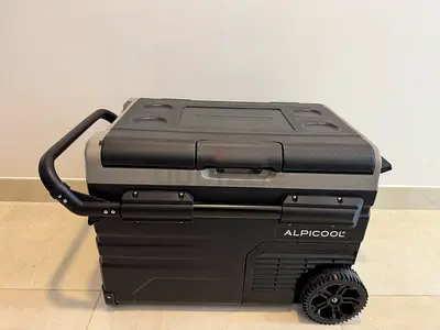 Alpicool Portable Camping Refrigerator and freezer with Wheels