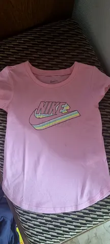 Pink Nike sleeveless kids top - size small