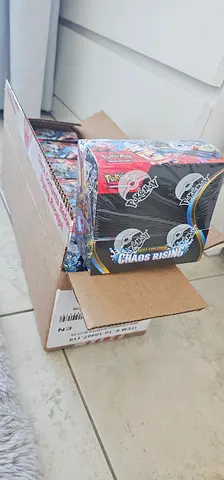 Chaos rising Pokémon booster box case fresh brand new factory sealed