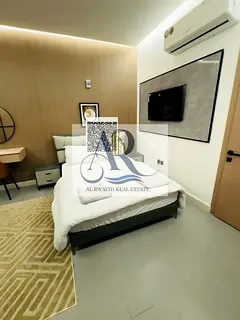 🏡✨ Hotel-style furnished studio for monthly rent on Ajman Corniche