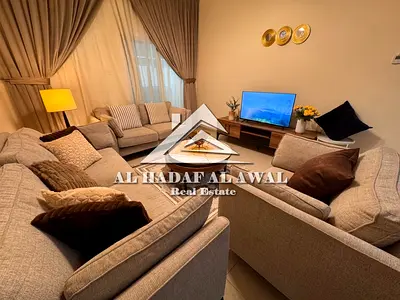 For monthly rent: one bedroom and a hall in Al tawun with free internet