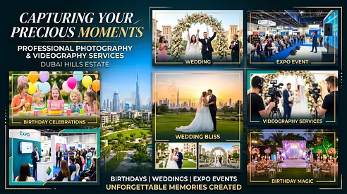 Need Professional Photography  Videography in Dubai Hills Estate Let’s Create Something Exceptional