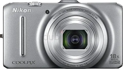 New Nikon Coolpix S9300 16.0 MP Digital Camera - Silver