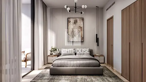 High-Floor 1BR | Celia Heights Majan | Furnished | Pool & City Views