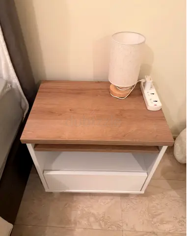Bedside Table with Removable Tray