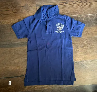 Navy Polo Shirt - For kids aged 8 (Ralph Lauren style)
