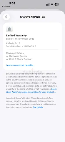 Apple airpod pro3