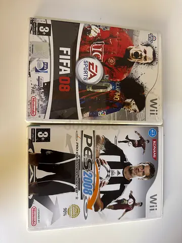 FIFA 2008 and Pes 2008 Wii