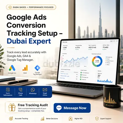 Google Ads Conversion Tracking Setup | GA4  GTM Dubai
