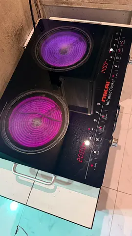 Induction cooking top - 2 Burner (Good Working Condition) with a Ceramic Tile top table (4 space)