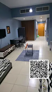 Studio available for monthly rent in ajman one towers