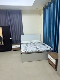 per day fully furnished studio room available for couple, families,nd bachelor.Free parking