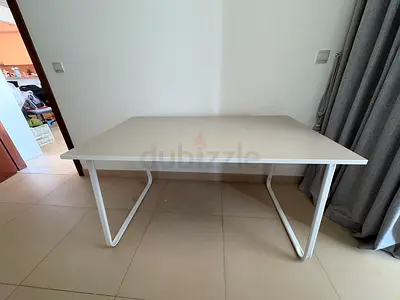 Gray table desk for work and study