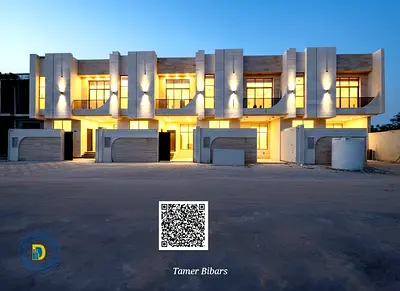 In the prestigious Al Helio 2 area of ​​Ajman, a luxurious 4-bedroom villa with a rooftop terrace,
