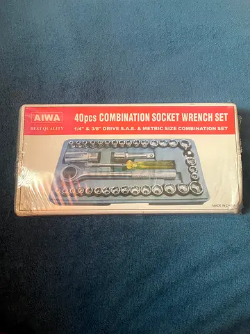 40pc Combination Socket Wrench Set - New in Box