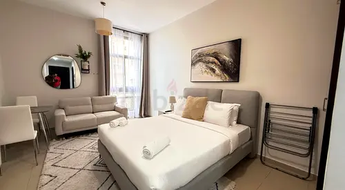 Modern Upholstered Bed and Living Set Collection