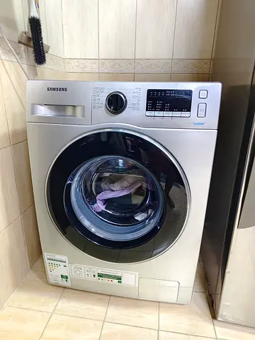 Samsung Front Load Washer - Good Condition, 8kg (Silver)