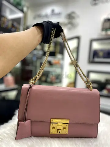 Gucci Nude Pink Guccissima Signature Medium Padlock Shoulder Bag (Authentic/PreOwned)