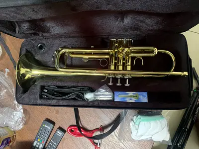 Used Bb Trumpet with Case and Accessories