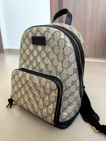 Gucci monogram backpack