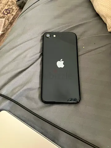 Used black iPhone with single rear camera - good condition