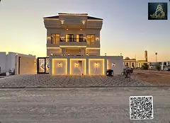 Villa for Sale: 4 Bedrooms with a Courtyard, Located Near a Mosque.