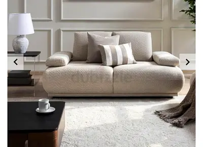Modern 2-Seater and 3-seater Cream Sofa in Excellent Condition, Pan home brand