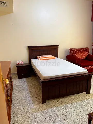 Furnished Room for Rent with living area and seperate bathroom/ 3,300AED Monthly