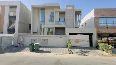 🏡 فيلا للإيجار بالياسمين عجمان | 5 غرف ماستر + مجلس وصالة + غرفة خادمة | كهرباء مواطن | 110 ألف 💸