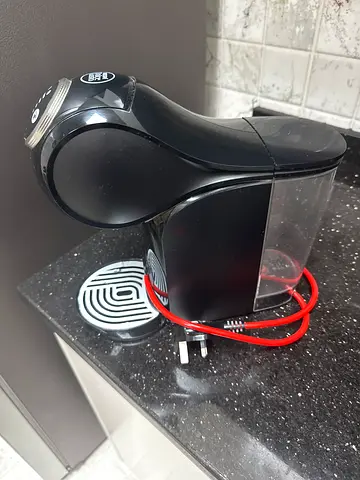 Used single-serve pod coffee machine - compact, working condition