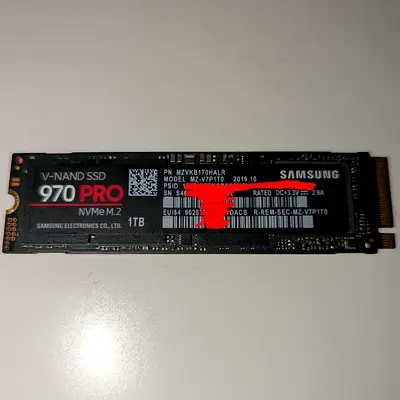 SAMSUNG 970 PRO NVME SSD 1TB